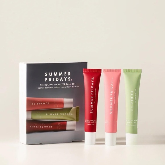 Summer Fridays The Holiday Lip Butter Balm (TRIO) Gift Set. New - Picture 3 of 4